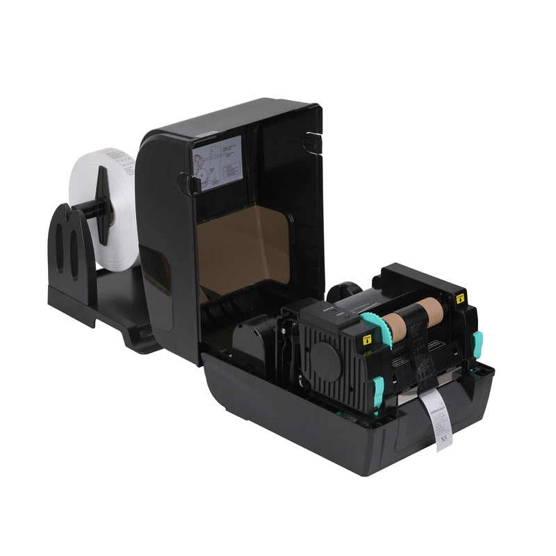 HSPOS HS-2054TA/HS-3064TA Wash Care Label Printer | 203/300DPI Thermal Transfer | 300m Ribbon | Washable Fabric Labels for Clothing Industry