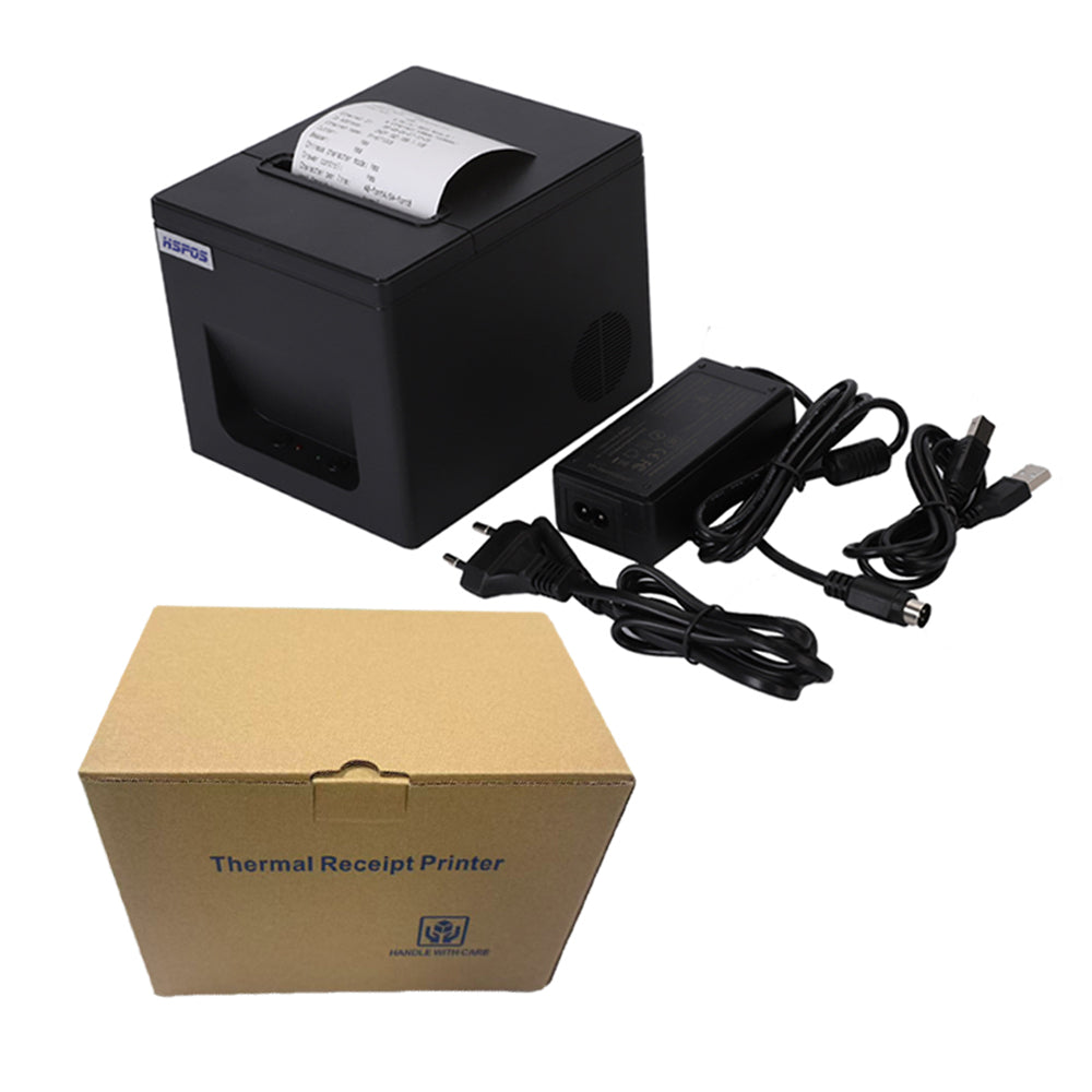 HS-KL80 80mm Thermal Receipt Printer with Auto Cutter | High-Speed POS Printer for Retail, Restaurant & Cash Drawer Integration