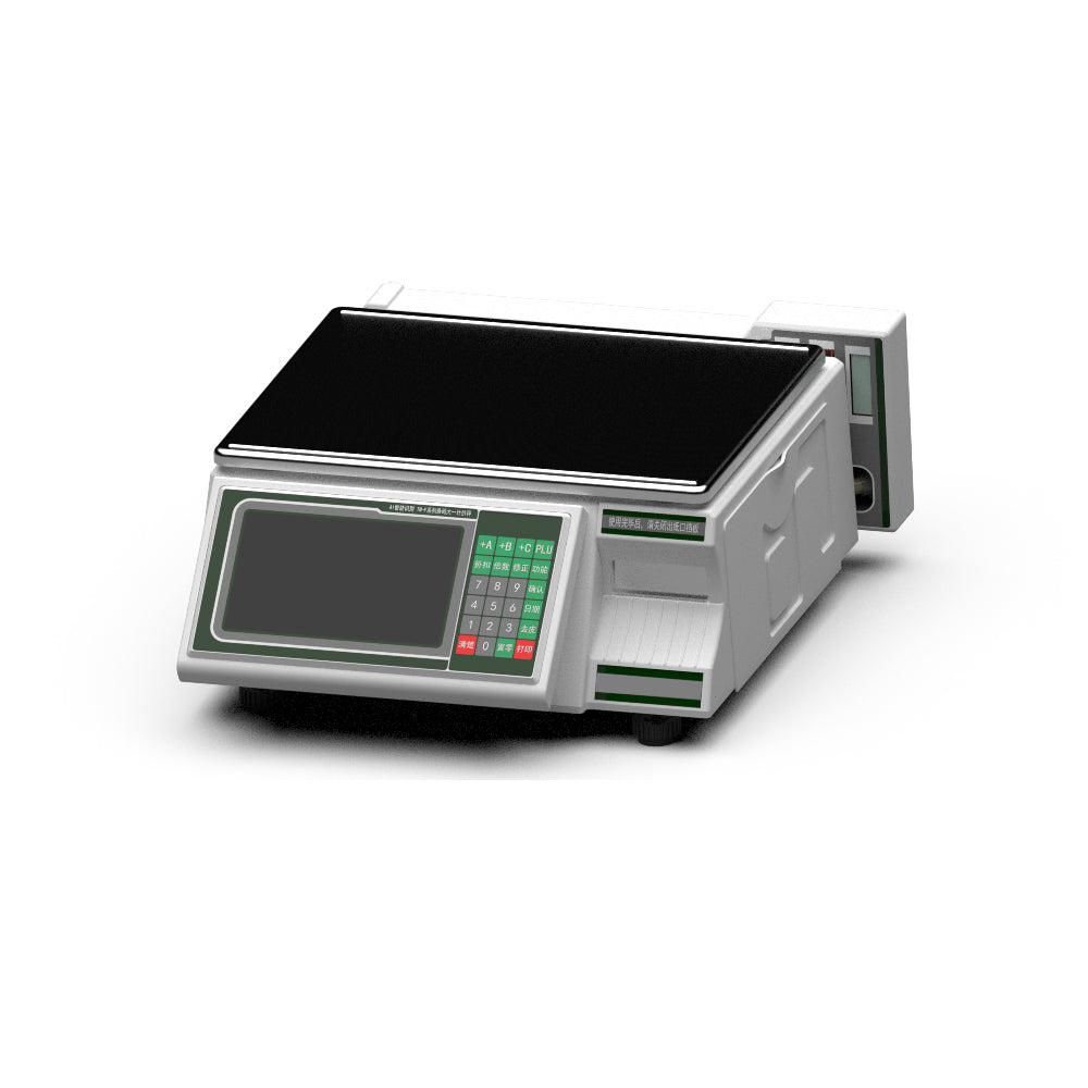 30kg AI-Powered Android Scale with Label & Receipt Printer - Commercial Smart Weighing Solution