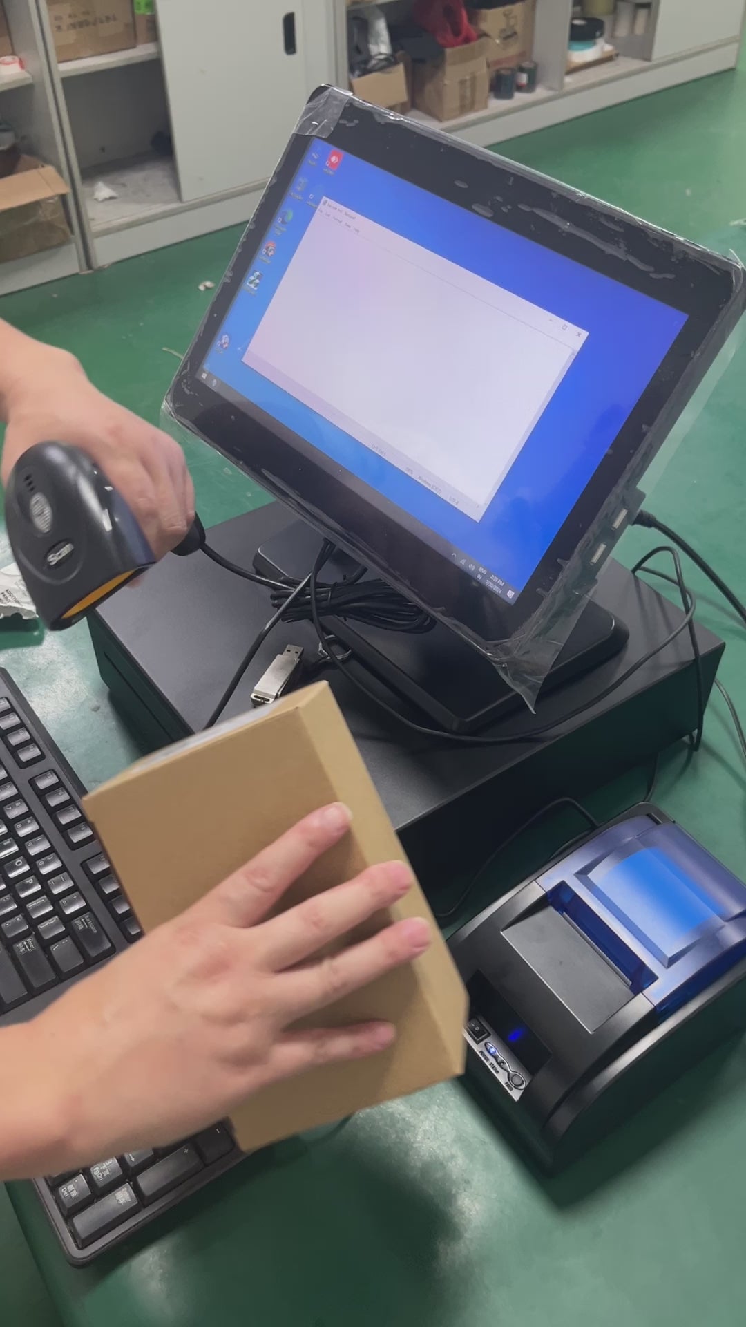 14inch Windows andorid POS System with free software