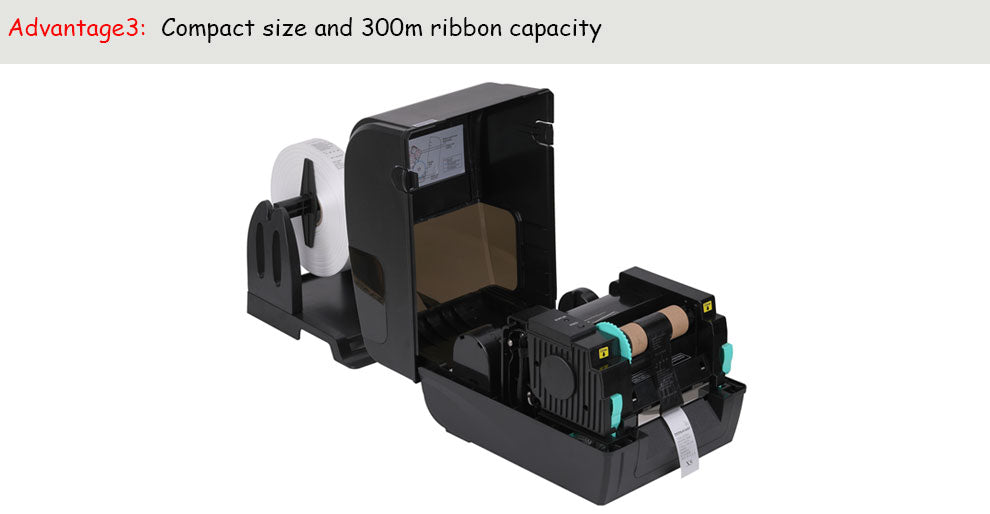 HS-K23 Label Printer: USB+TTL/USB+RS232 & Dual Portable/Panel Design (10-Year Factory)