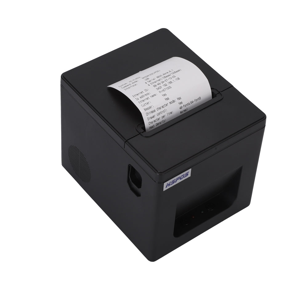 HS-KL80 80mm Thermal Receipt Printer with Auto Cutter | High-Speed POS Printer for Retail, Restaurant & Cash Drawer Integration