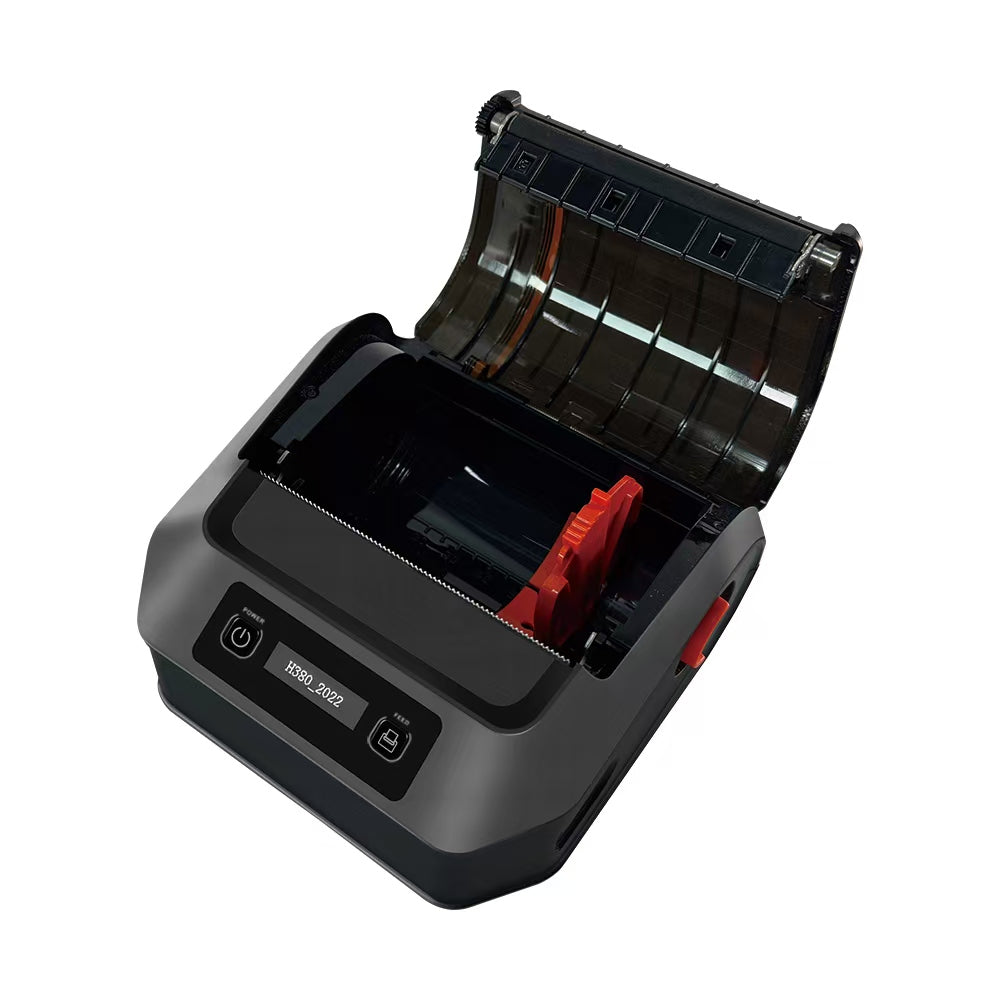 80mm Portable Thermal Printer HS-PL81 - 150H Standby, 180m Printing, Compatible with Label/Receipt Paper (20-80mm)