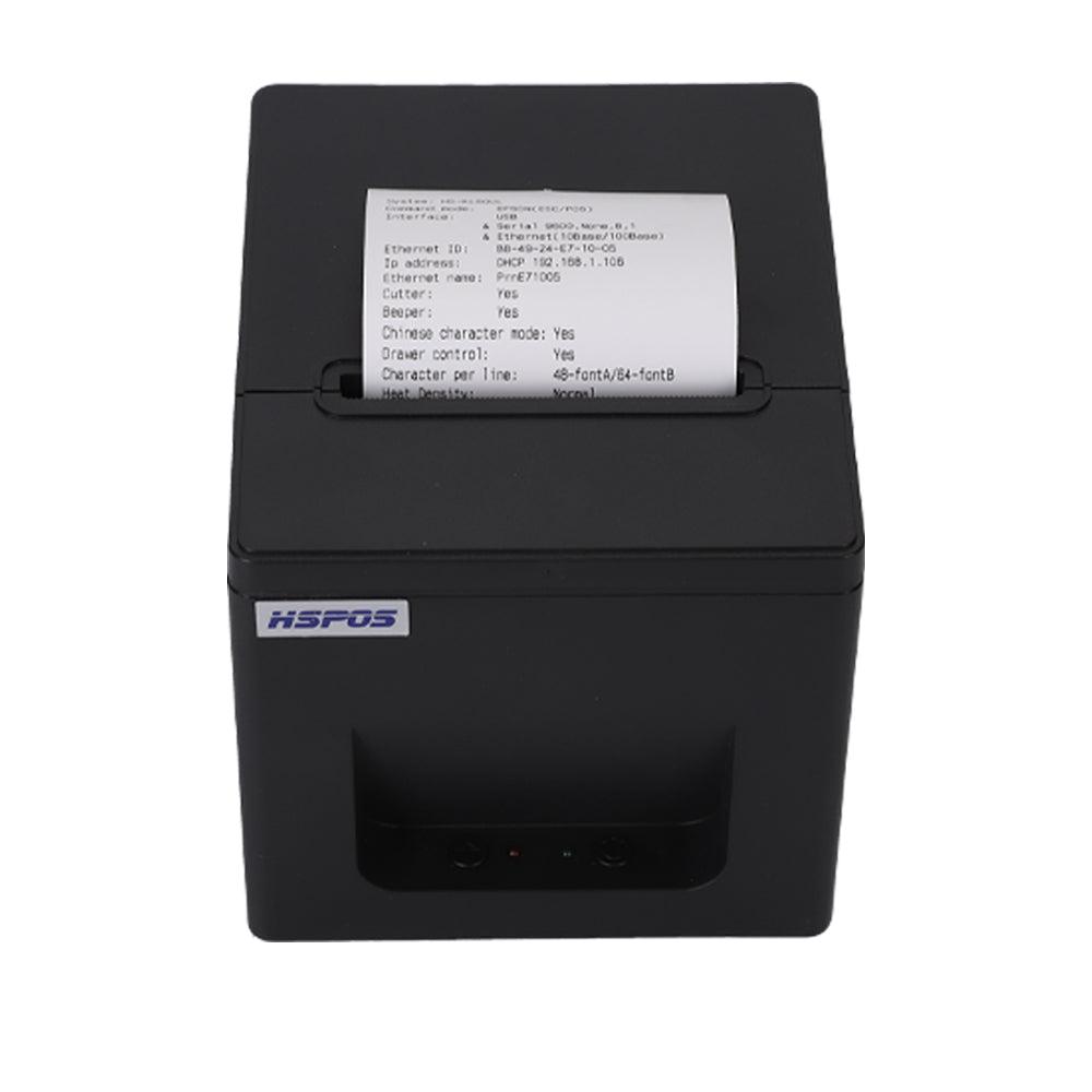 HS-KL80 80mm Thermal Receipt Printer with Auto Cutter | High-Speed POS Printer for Retail, Restaurant & Cash Drawer Integration