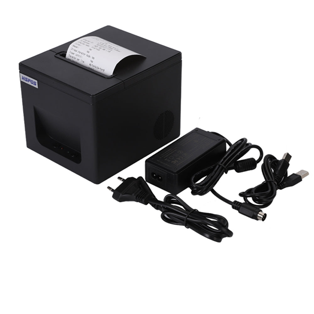 HS-KL80 80mm Thermal Receipt Printer with Auto Cutter | High-Speed POS Printer for Retail, Restaurant & Cash Drawer Integration