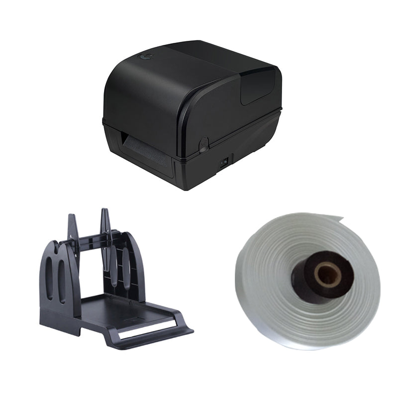 HSPOS HS-2054TA/HS-3064TA Wash Care Label Printer | 203/300DPI Thermal Transfer | 300m Ribbon | Washable Fabric Labels for Clothing Industry