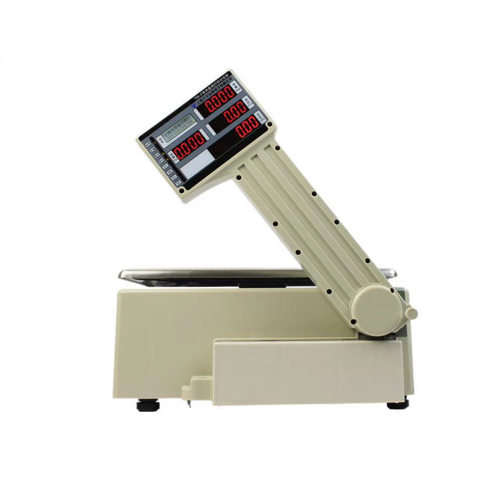 30kg AI-Powered Android Scale with Label & Receipt Printer - Commercial Smart Weighing Solution