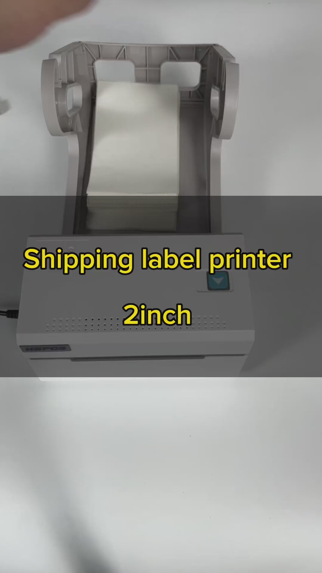 HS-K38 110mm Thermal Label Printer | USB/Bluetooth Compatible | High-Speed 180mm/s Printing for Retail, Shipping, Warehouse & More