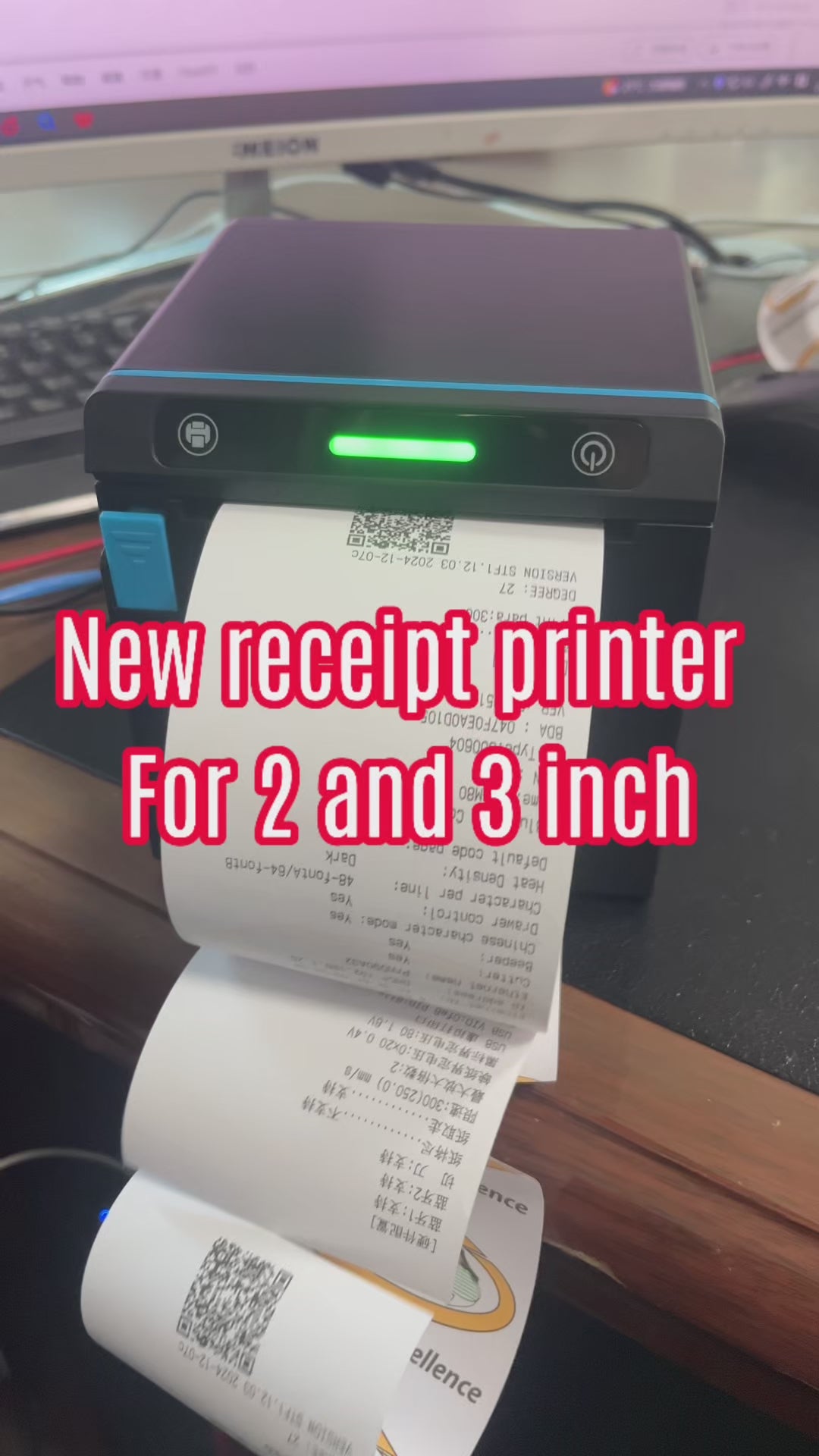 80mm thermal Receipt Printer with cutter HS-KH80